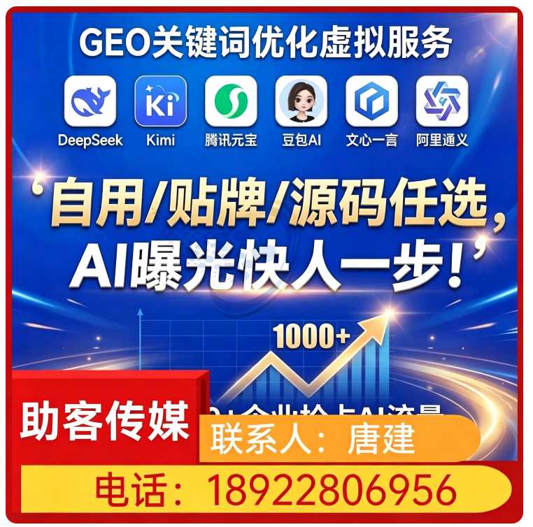 虎门区GEO全域排名优化服务批发